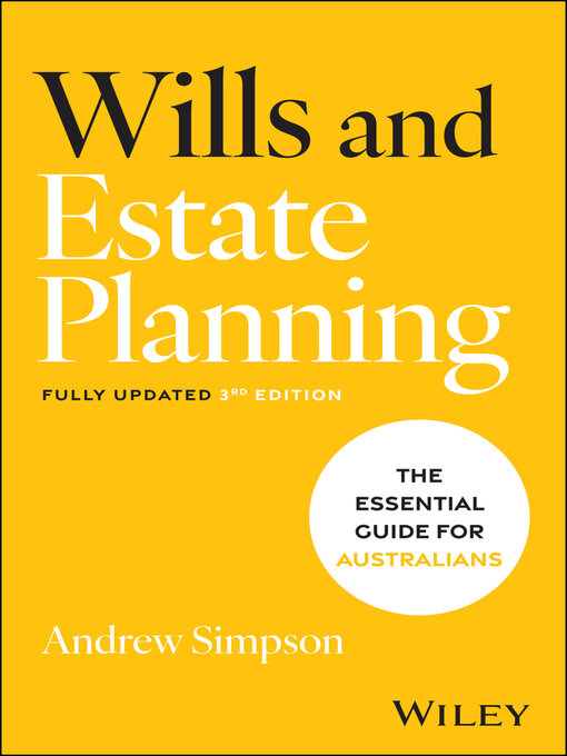 Title details for Wills and Estate Planning by Andrew Simpson - Available